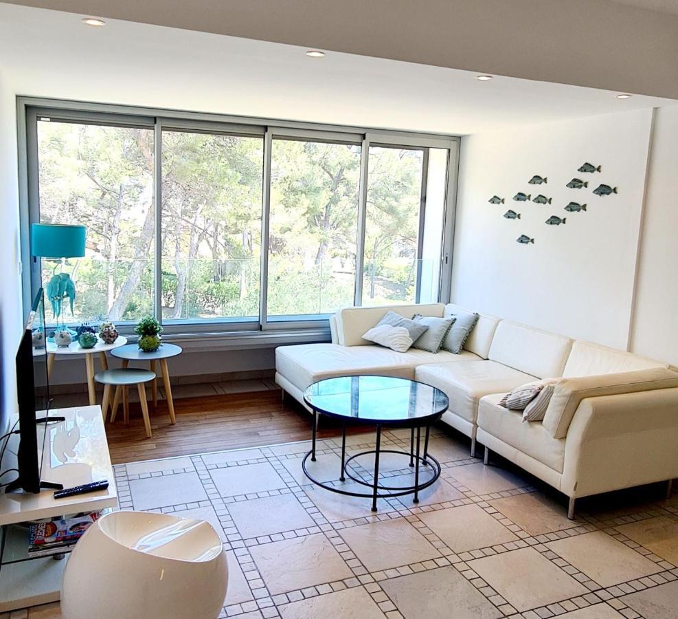 Superbe Appartement Dans Cadre D'Exception - Piscine, Plage Et Tennis Prive Bandol Exterior photo